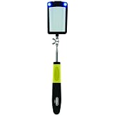 General Tools 80560 Telescoping LED Lighted Inspection Mirror, 360 Swivel for Extra Viewing 33 inches