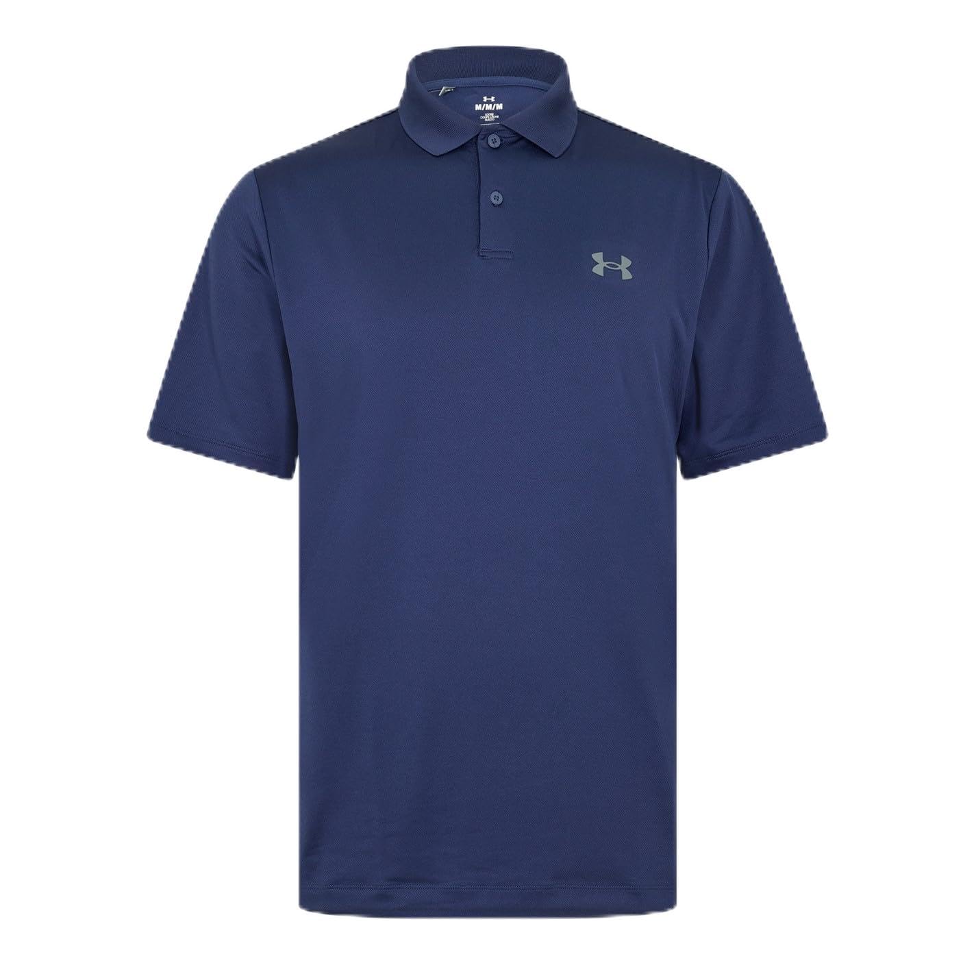 Under Armour Men's Tech Golf Polo, (429) Blue Haze / / Pitch Gray, X-Large Image