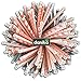 150 Danika Biodegradable Eco-Friendly Peach Pink and Grey Paper Drinking Straws, Six Designs, Party Decorations, Cake Pop Sticks, Birthdays, Weddings, Gender Reveals, Celebrations, Baby Showers