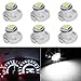 Partsam 6x 6000K White T4.2 Neo Wedge LED Bulb Instrument A/C Climate Heater Base Lights For Honda Accord Civic Odyssey