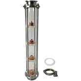 oakstills 2 Inch 4 Plate Glass Reflux Still Column