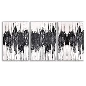 3 Plane Color Block Abstract Art for Living...