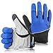 Zookki Work Gloves,Full finger-Blue,L(7.9inches-9.0inches)