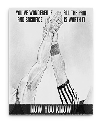 VICTORY WRESTLING POSTER Cauliflower Brand