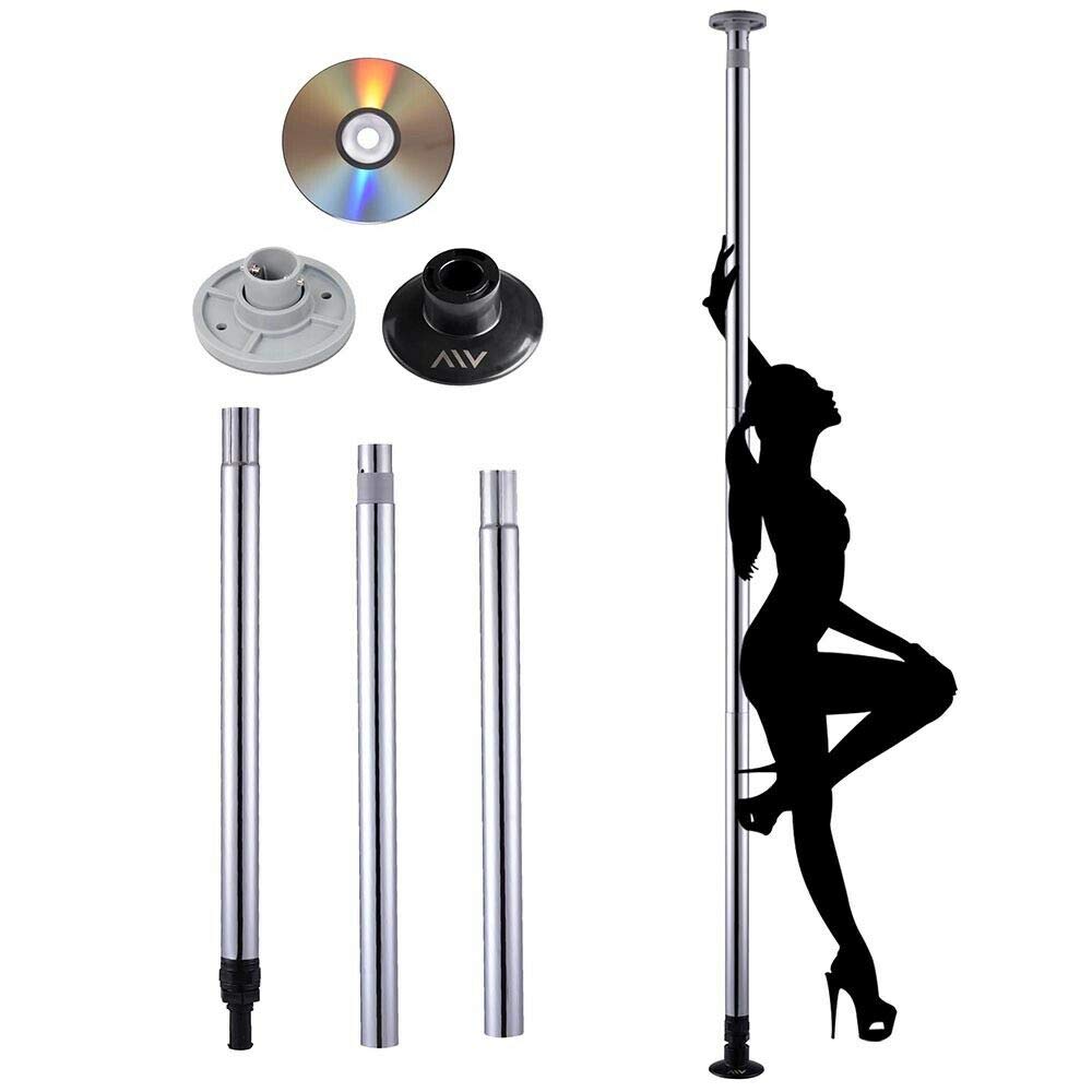 LEGENDARYYES Portable Dancing Pole Stripper Pole Dance Kit Purple Buy