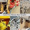 Yukido Grease Gun Pistol Gemuk Quick Release Alat Kepala Pompa Grease Gun Grease Coupler Heavy Duty Kunci Ganda Dengan 30cm Selang Yang Serasi I8091322306