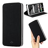 Motorola Moto G5s Plus Case,Premium Flip Leather Wallet Case Stand Kickstand Card Slot Magnetic Closure Full Body Protective Cover Clear TPU Bumper Thin Case for Moto G5s+ (Black)