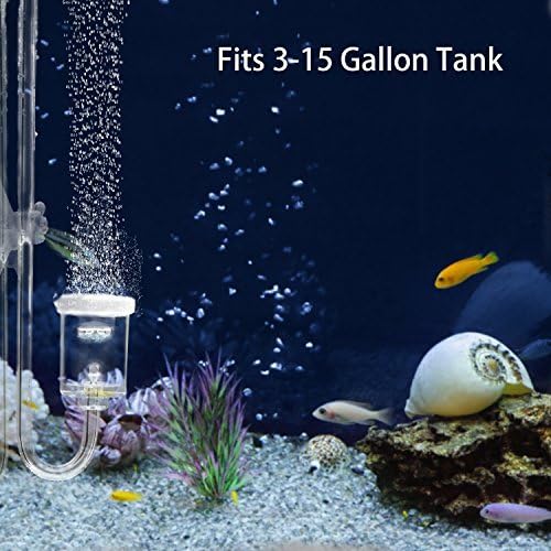 Mejorage Air Diffuser with Airline Tubing, Air Stones with Amount of Bubbles Air Diffuser for Fish Tank