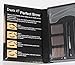 Cameo Cosmetics Perfect Brow- Dark Brown Eyebrows Color Brush Stencils Tweezer Brush