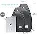 tuowan Small Sling Bag Crossbody Backpack Over the Shoulder Bag for Men Women Travel Outdoors, Lightweight Sling Chest Pack (Large, Grey)