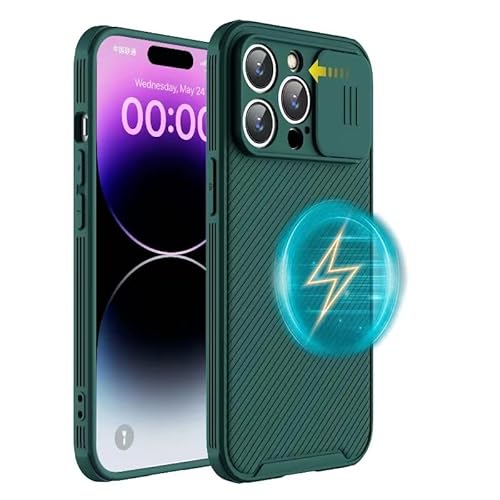Hitaoyou Custodia IPhone 13 Pro Max Antishock Con Copriobiettivo E Supporto Magnetico