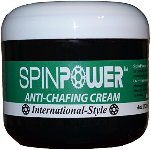 SpinPower All Natural International-Style Anti Chafing Chamois Cream - 4 ounce