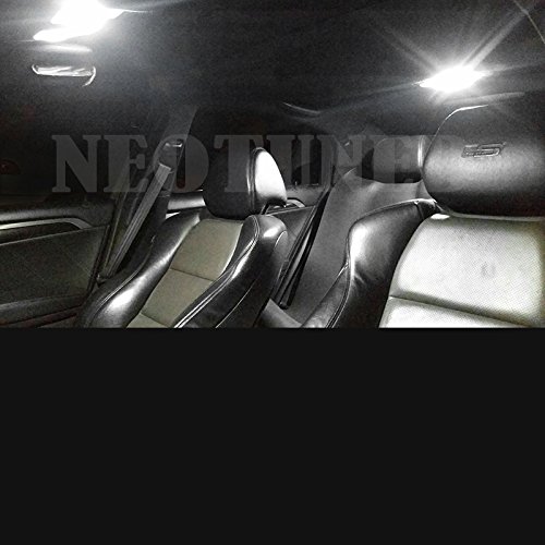 Neotuned 8x T10 White Super Bright LED Bulbs Wedge 6 5630SMD 192 168 194 2825 158