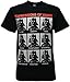 Star Wars- Vader Expressions T-Shirt, Black, XXX-Large