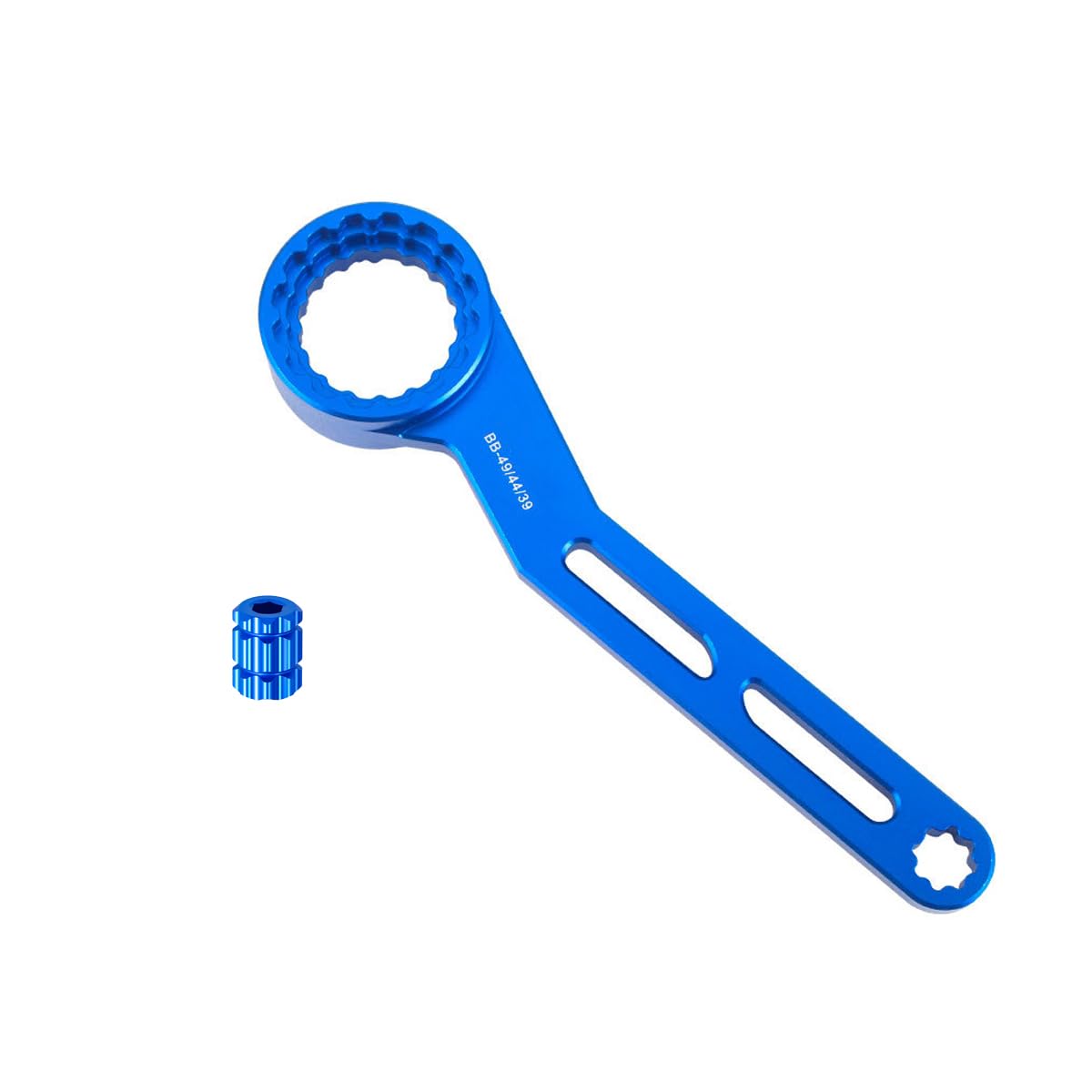 HOUSON Bicycle Bottom Bracket Tool, Multifunctional Wrench, Bearing Removal Tool, Crank Puller Remover, Aluminium Handle, Suitable for Most Bicycles