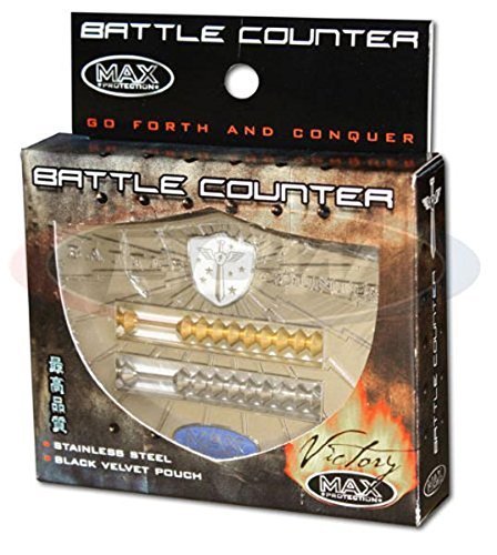 Max Protection VICTORY Abacus Style Stainless Steel Battle Counter by Max Protection