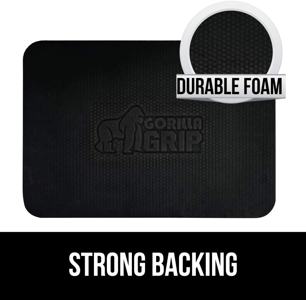 GORILLA GRIP Original Premium Anti-Fatigue Comfort Mat, Phthalate Free, Ships Flat, Ergonomically Engineered, Extra Support and Thick, Kitchen and Office Standing Desk, 32x20, Black: Kitchen & Dining