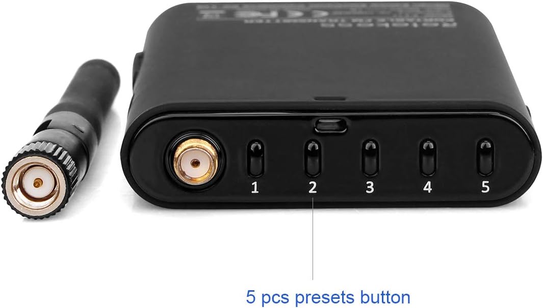 Retekess FT11 0.3W Portable FM Transmitter,Mini Radio Stereo Station,Support TF Card and AUX Input,2000mAh Rechargeable FM Broadcast Transmitter for Drive-in Church School Tour Guide Home Outdoor: Musical Instruments