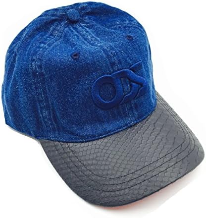 Denim Blue / Black Snakeskin Dad Cap