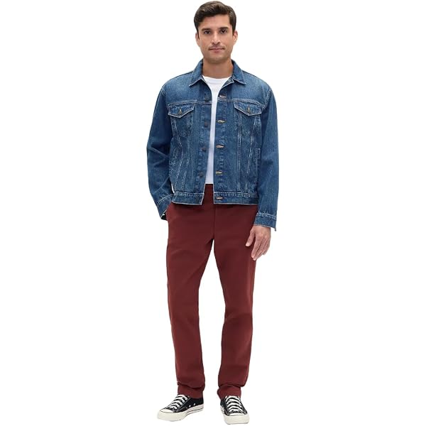 GAP ESSENTIAL STRAIGHT FIT - Chino - iconic khaki/beige