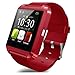 Pandaoo U8 Bluetooth Smart Watch for Android Smartphones - Red