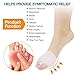 [Upgraded] Feetrelax Toe Separators Pinky Hammer Toe Straightener Protector for Tailors Bunion Overlapping Toe Gel Metatarsal Toe Ball of Foot Cushion Forefoot Support Pads for Men Women