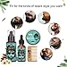 Beard Grooming Kit, Beard Care Kit for Men, Luckyfine Beard Growth Kit, 100% Natural Organic Beard Shampoo, Beard Oil, Beard Balm, Brush, Beard Kit Best Gifts Valentines Day Gifts for Him Boyfriend
