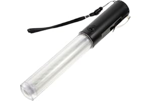 SHINEOFI Light Stick Reusable Glow Sticks Glow Wand LED Party Light Traffic Rod Concert Glow Stick Abs White