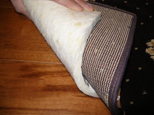 Carpenter, 4'x6', 1/2" Visco- Elastic Memory Foam, Spillguard DuPont Barrier Rug Pad