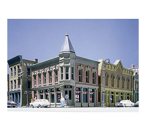 Woodland Scenics N KIT DPM Corner Turret Building