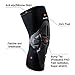 Knee Brace Sleeve - Leg Support Compression Pads for Impact Protection and Performance Sport Training | Great for Tendonitis, Stiff and Sore Muscles and Joints [DR. FIT]