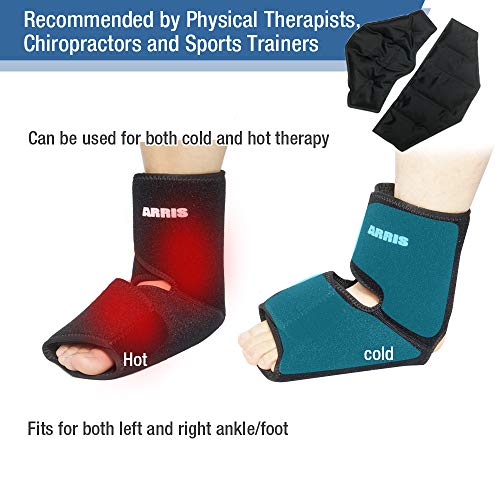 Ankle Gel Ice Pack for Pain Relieve,Hot Cold Therapy Foot Ankle Ice