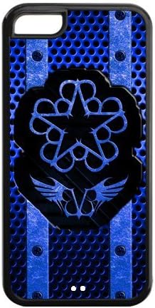 Fashion BVB Black Veil Brides Hard Snap On Rubber Coated Cover Case for iPhone 5C
