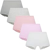 Family Feeling Soft Cotton Girls' Boyshort Panties Brief Underwear