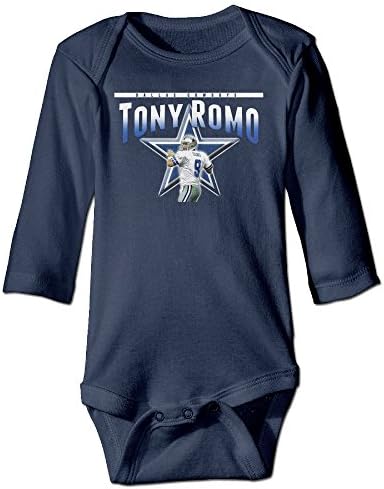 Navy Tony Romo Funny Toddler Long Sleeve Baby-Boys And Girls Baby Clothes