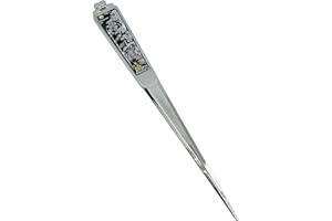 NACREH Decorative Envelope Paper Letter Opener with Mother of Pearl Antique Design Silver Steel Office Knife Hand Cutter Blade (Longevity)