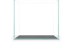Aqua Worx 1 Gallon Rimless Tank - 6.29 x 6.29 x 6.29 inches Fish Tank - Cube Style Rimless Fish Tank - Clear Glass Cube Aquarium - Space Saving 1 Gallon Fish Tank - Durable Rimless Aquarium