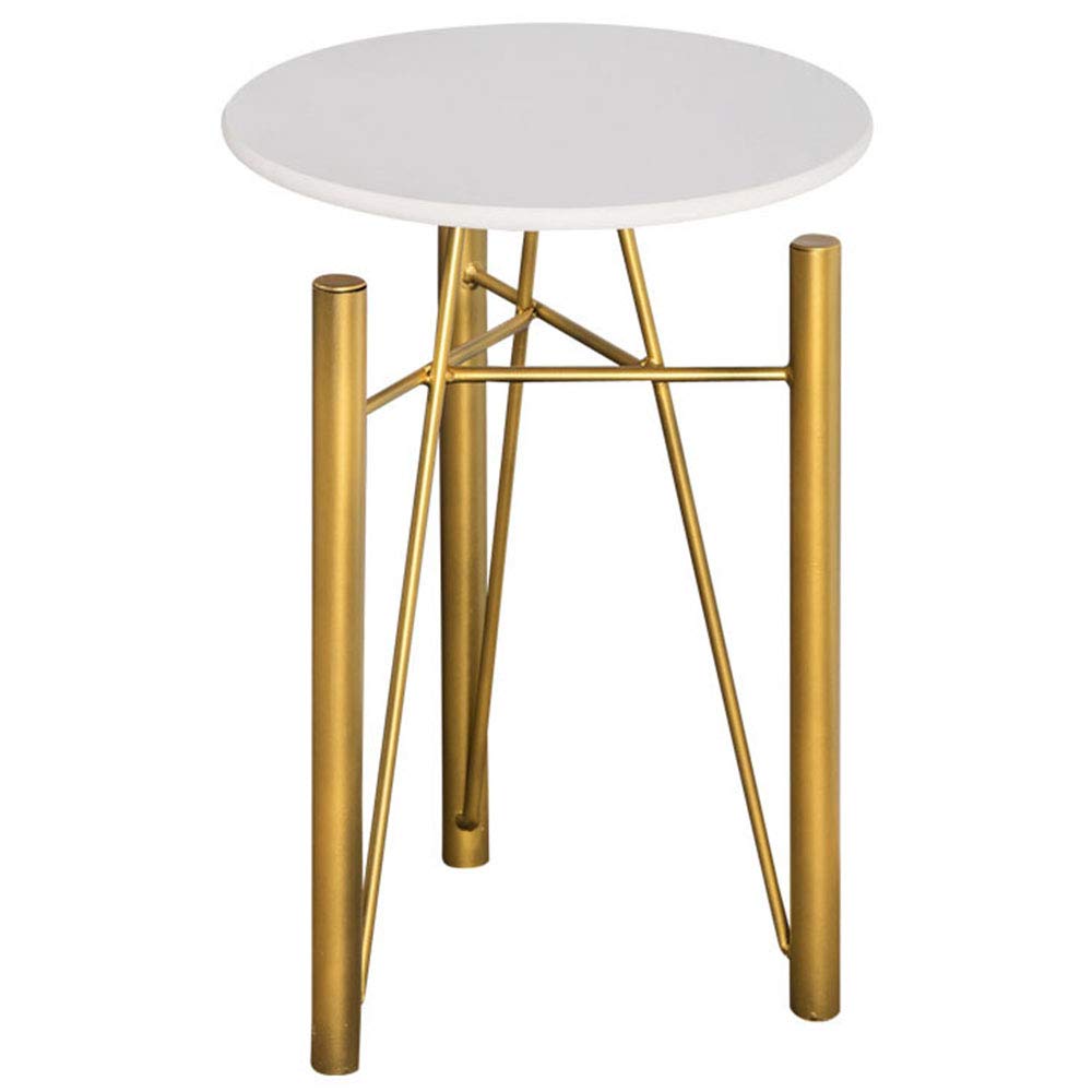 GWDJ Beistelltisch Farbe : C einfache Eisen Kunst Marmor Stitching