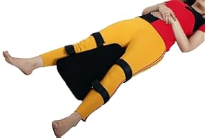 PEAKHILL Orthotics Hip Abduction Pillow – Soft Knee Separator with Adjustable Strap for Post-Hip Surgery Recovery, Sciatica P