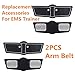 Abdominal toning belt for Men Women, Smarty Abs Stimulator, Abdominal Muscle Toner, EMS Abdominal Muscle Trainer Smart Body Building Fitness Abs For Abdomen/Arm/Leg Training (2pcs arm belt)