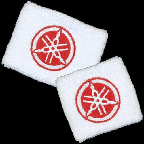 Yamaha White/Red Brake/Clutch Reservoir Cover by MotoSocks Set Fits R1, R6, R6S, YZF-600, YZF-1000, YZF, 600, 1000, Thundercat