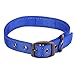 Max and Neo MAX Reflective Metal Buckle Dog Collar - We Donate a Collar to a Dog Rescue for Every Collar Sold (Small, Blue)
