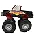 Monster Truck Pinata - Black Red
