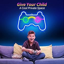 Game Neon Sign Gamepad Shape LED Neon Signs for