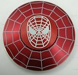 Fidget Spinner Spiderman, Smooth Custom Round Shaped Hand Spinner with Ceramic Bearing, Metal and Durable. Stress Reducer Toy & Perfect for ADHD, ADD, Anxiety (Marvels Red)