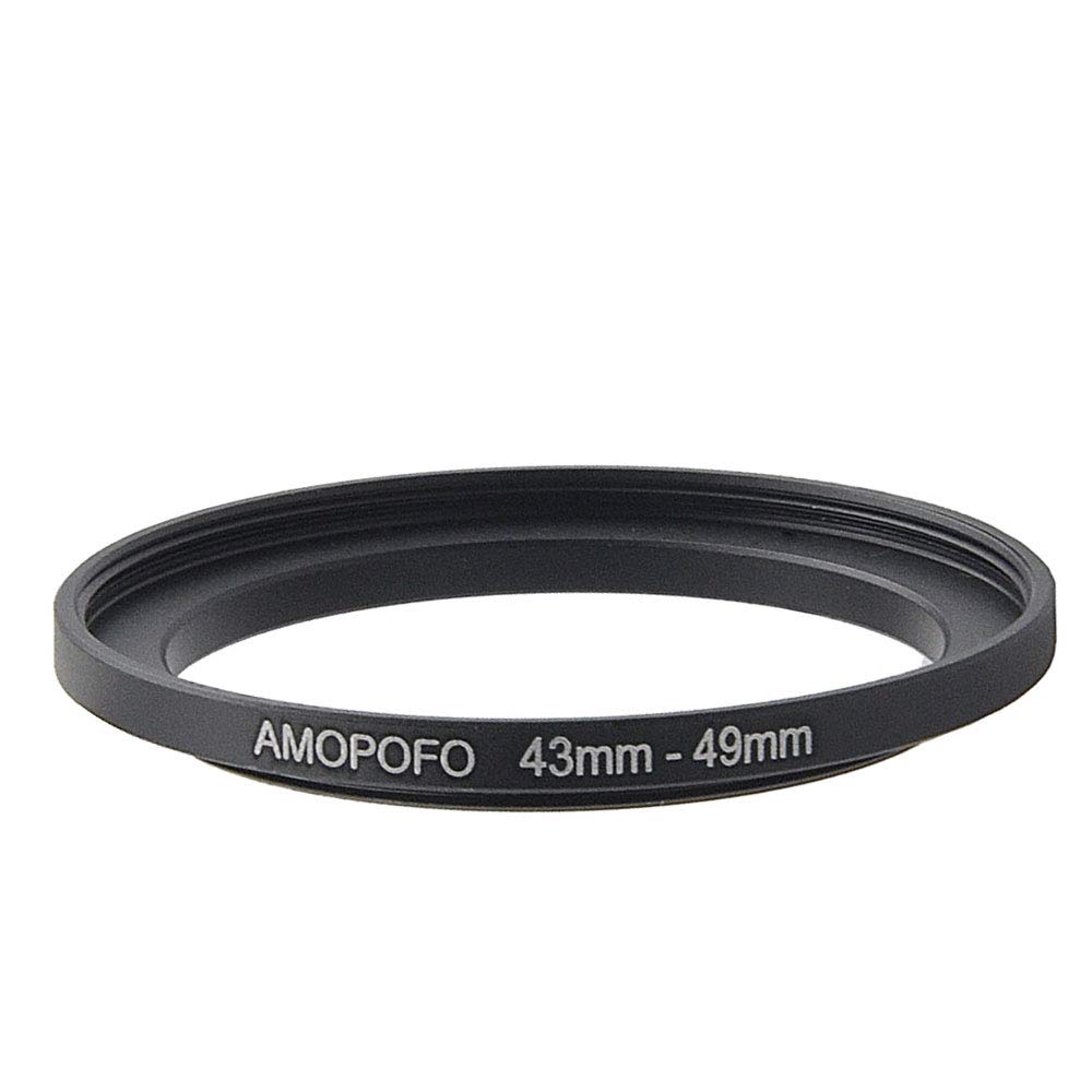 43mm to 49mm Step Up Ring Filter Adapter for canon NEX M4/3 and for Nik UV,ND,CPL, 43-49mm Step Up Ring Adapter