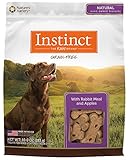 Nature's Variety Instinct Grain Free Biscuits with Rabbit Meal & Apples Dog Treats, 10 oz. Bag