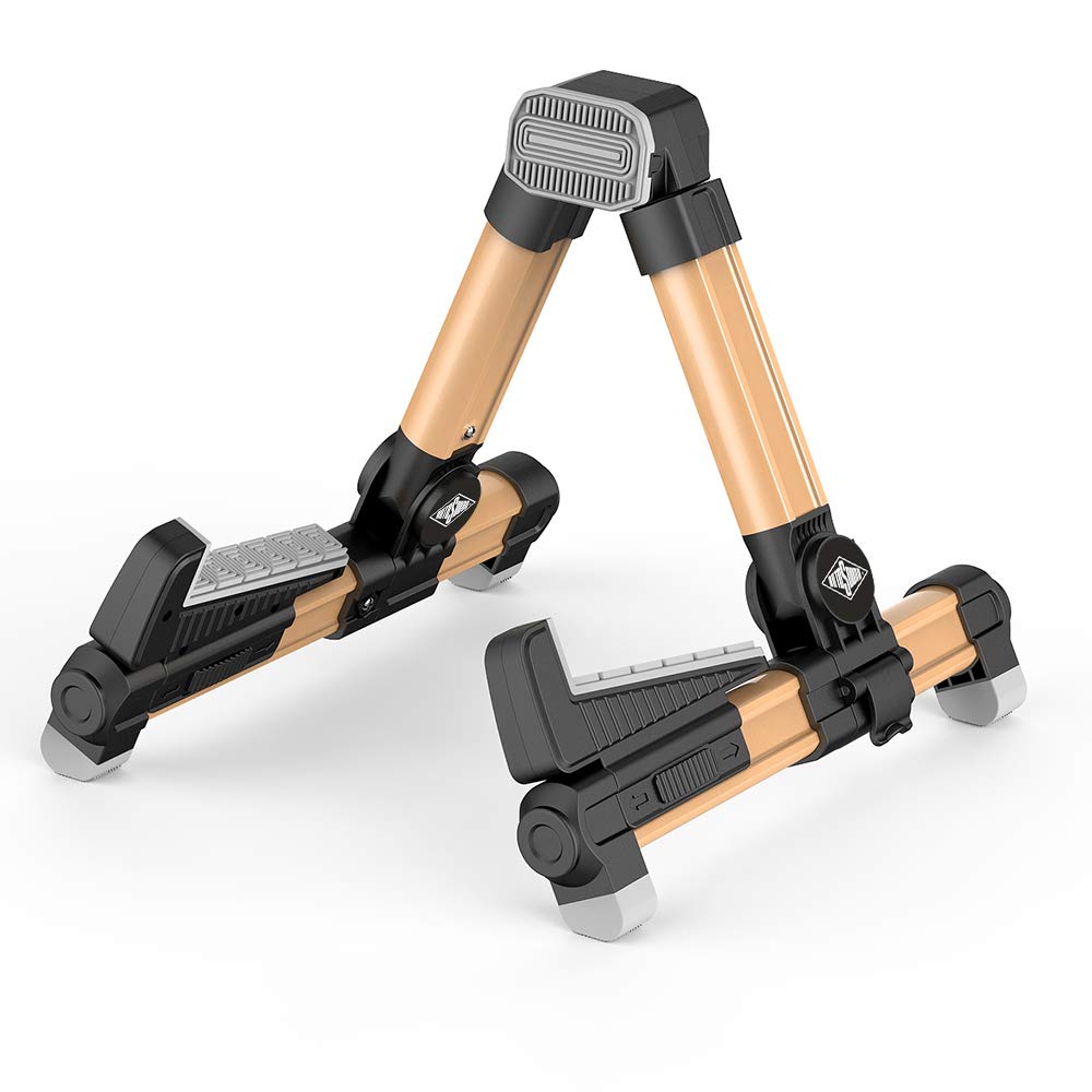 Rotosound foldable ukulele stand in gold
