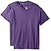 Hanes Men's Short Sleeve X-Temp W/ FreshIQ T-Shirt 2-Pack, Grape Heather, X-Large