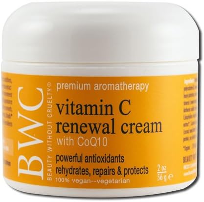 New - Beauty Without Cruelty Renewal Cream Vitamin C with CoQ10 - 2 oz
